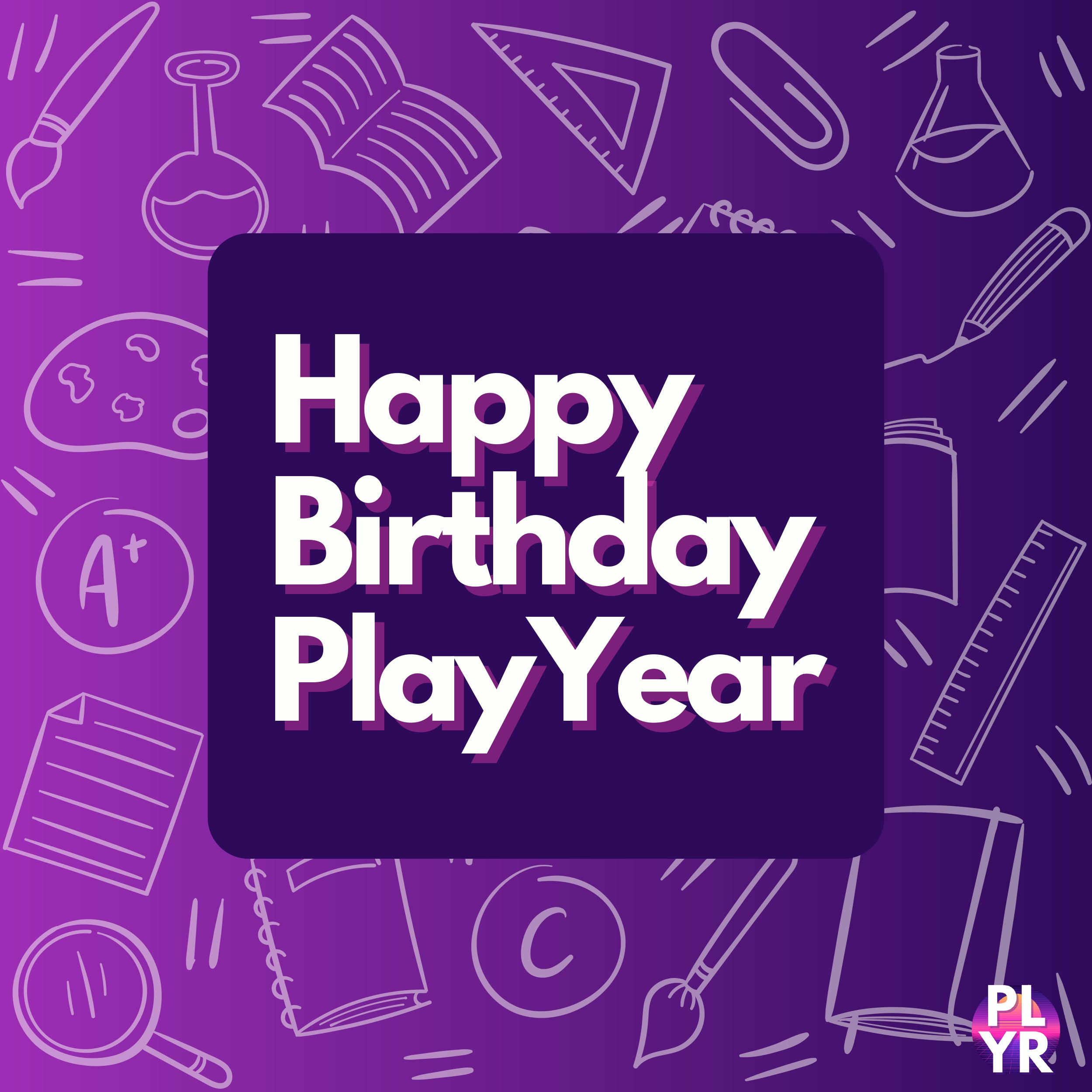 Happy Birthday PlayYear (wordpress version)